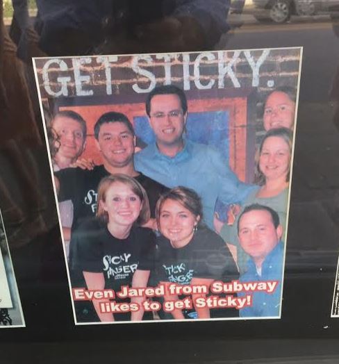 american history - Get Sticky. Even Jared from Subway to get Sticky!