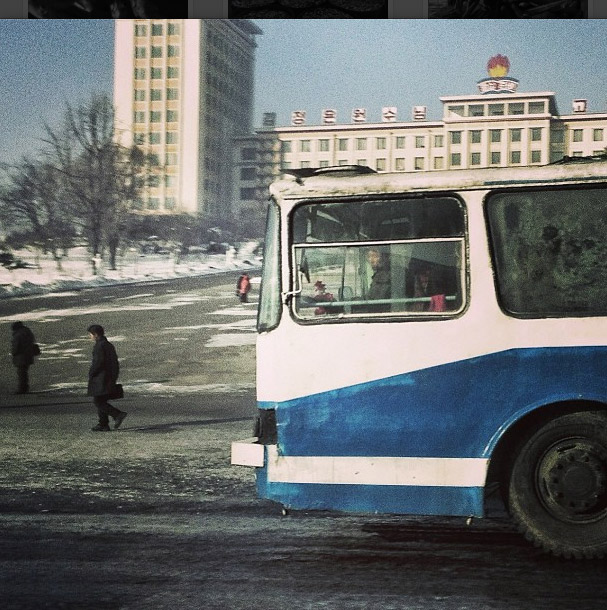 Trolley bus stop