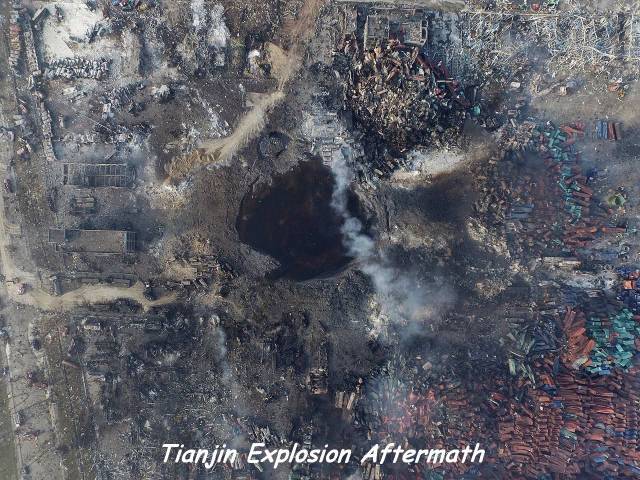 Tianjin Explosion Aftermath