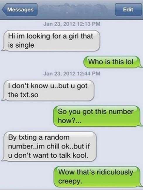 25 Texting The Wrong Number Fails!