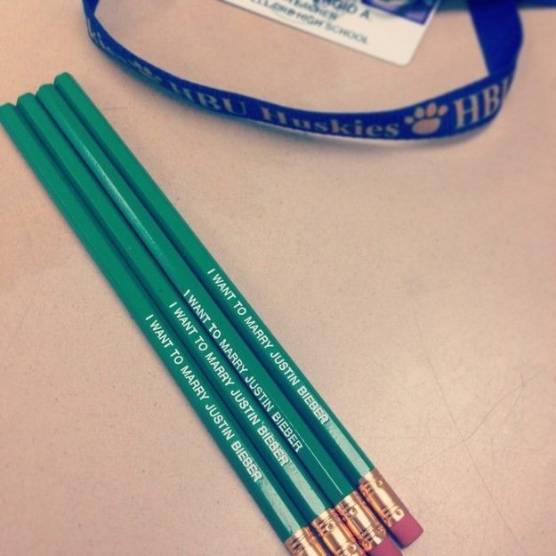This teacher makes sure his kids don't take home the pencils they borrow.