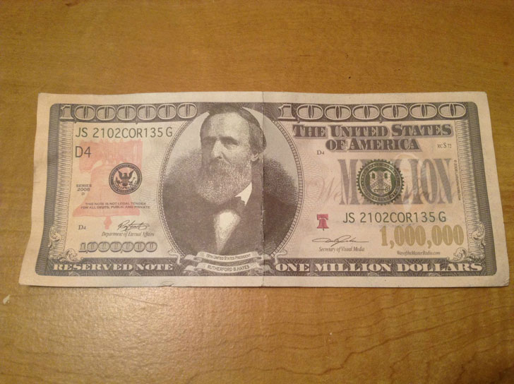 1 million dollar bill real - 1000000 Js 2102COR1356 D4 Cocidcoco The United States Of America Js 2102COR135 G D Era 100DUDU Swm Reserved Not