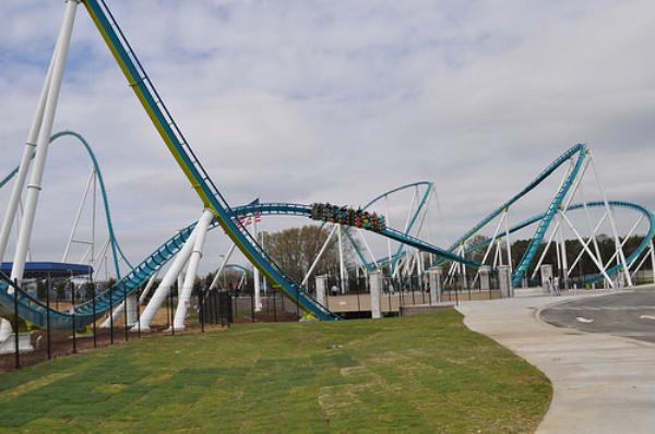 Fury 325, Carowinds, North Carolina
The 5th tallest roller coaster in the world at 325 feet tall featuring a 81-degree drop at a top speed of 95 MPH.