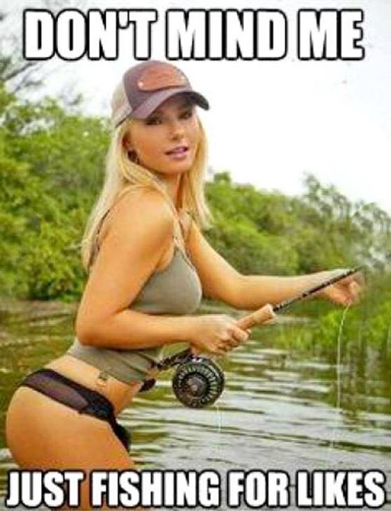 cool photo caption - Dont Mind Me Just Fishing For
