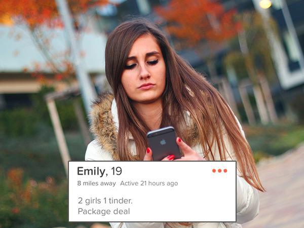 tinder - Emily, 19 8 miles away Active 21 hours ago 2 girls 1 tinder Package deal