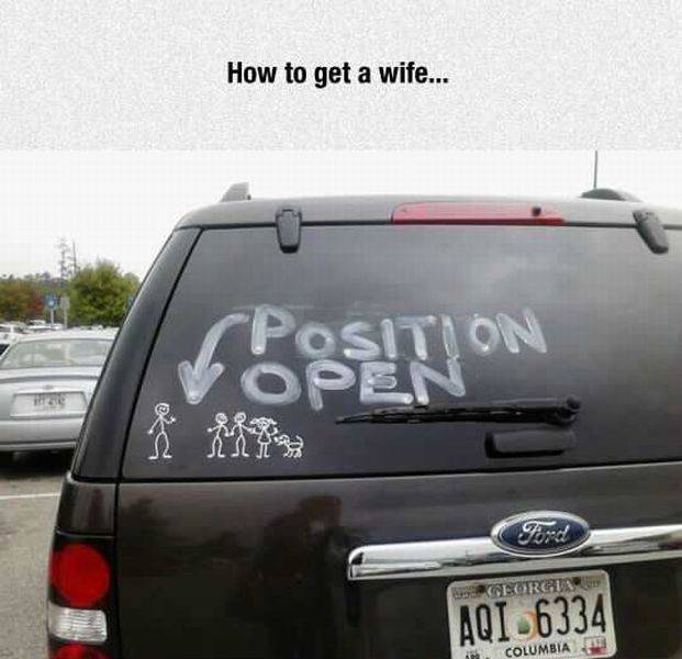 funny car stickers - How to get a wife... Veron Ford Georgia Aqi6334 Columbia