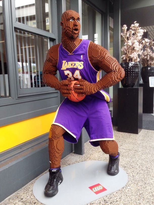 Life-sized NBA Figure, price: $15,000...In 2003, NBA offered their fans the opportunity to buy life-sized Lego figures of their favorite players. The fans could choose from a variety of famous players including Jason Kidd, Shaquille O’Neal, Kobe Bryant, Chris Webber and Allan Houston. Each of these figures were worth $15,000.