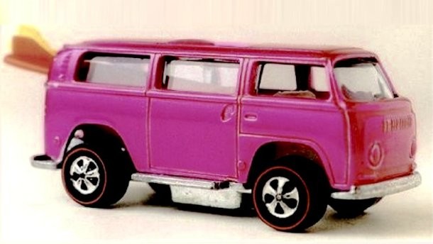 Pink Rear-Loading Volkswagen Beach Bomb, price: $72,000...This specific Hot Wheels car was discontinued because it wouldn’t work on the Mattel-made race tracks. The odd design of the toy, having a surfboard hanging from the back, made it especially desirable for collectors. So far, only two pink copies of this particular model have been found and the owner of one of them is believed to have paid $72,000 for it.