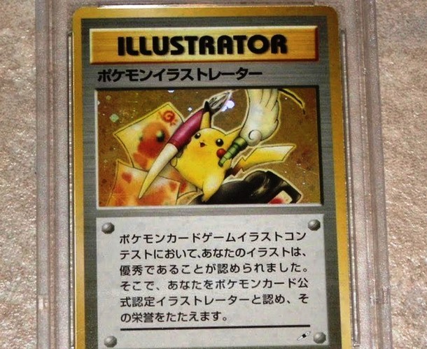 Pokemon Pikachu Illustrator Card, price: $150,000...The Pokemon trading card game was first introduced by Wizards of the Coast in North America in January 1999. Considered to be one of the rarest cards ever produced, the Pikachu Illustrator card features a rare double star. Only six of these cards were ever made, making it one of the rarest collection items ever.