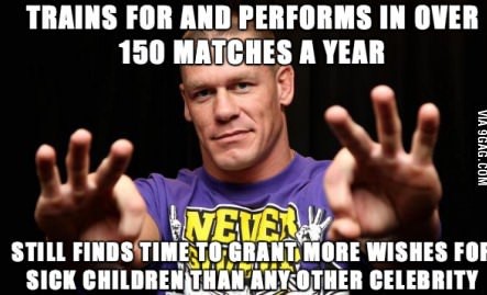 random pic john cena never give up - Trains For And Performs In Over 150 Matches A Year Via Ygag.Com Neiers Still Finds Time To Grant More Wishes For Sick Children Than Any Other Celebrity