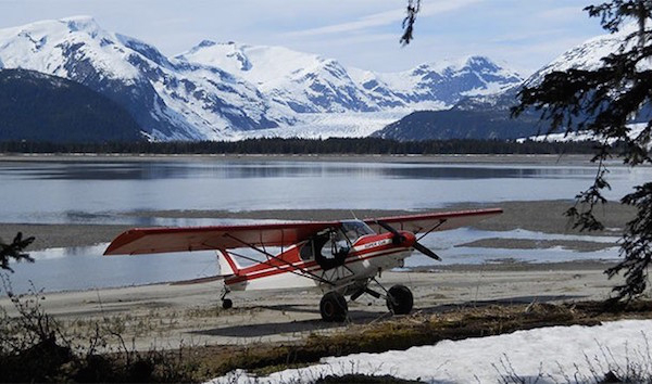 There is an airplane pizza delivery service in Alaska.