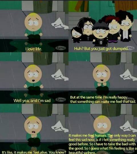 When Butters embraced the ying and yang of life