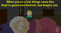 When Butters realized his problems were temporary