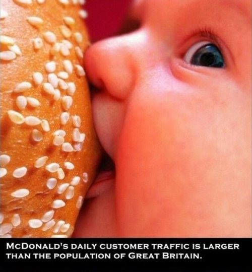 Mcdonald'S Daily Customer Traffic Is Larger Than The Population Of Great Britain.