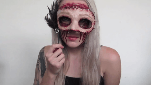 24 Realistic Halloween Scary Makeup Pics and Gifs...