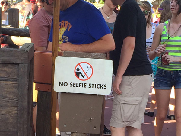 someone had to do it meme - No Selfie Sticks