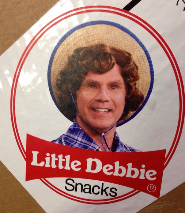 funny will ferrell - Little Debbie Snacks