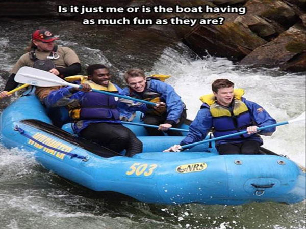 rafting - Is it just me or is the boat having as much fun as they are? Enrs