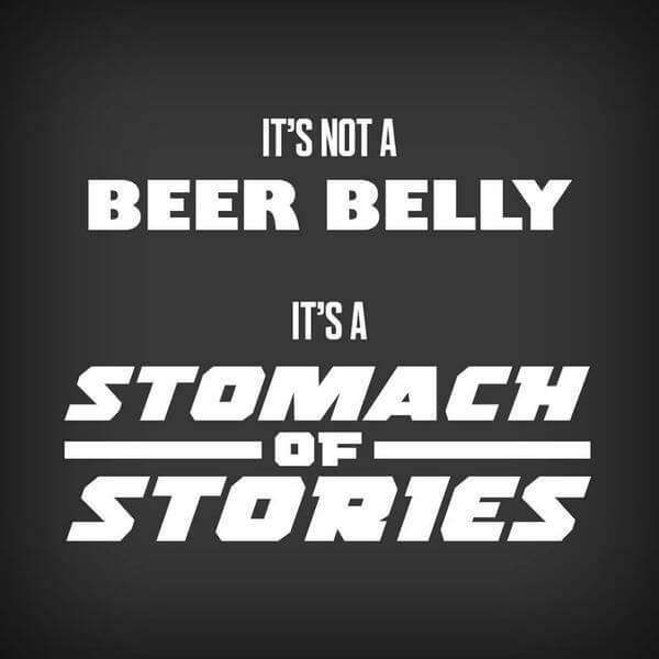 beer belly funny quotes - It'S Not A Beer Belly It'S A Stomach Stories Of