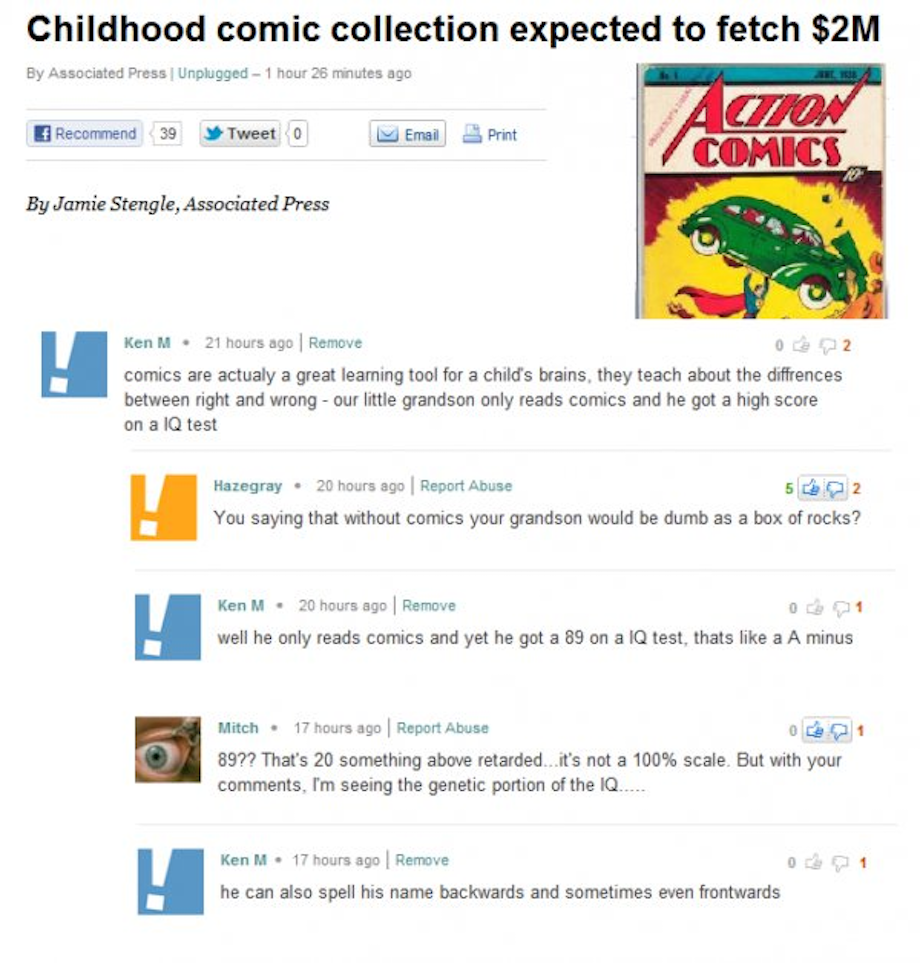 ken m best - Childhood comic collection expected to fetch $2M By Associated Press Unpluggedhour 25 mutes ago Recommend 39 Tweet Emal Print Atom Comics By Jamie Stengle, Associated Press Ken M. 21 hours ago Remove comics are actualy a great leaming tool fo