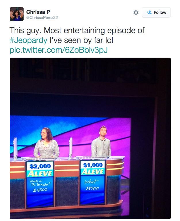 The Internet is Infatuated With Jeopardy Contestant Tom!
