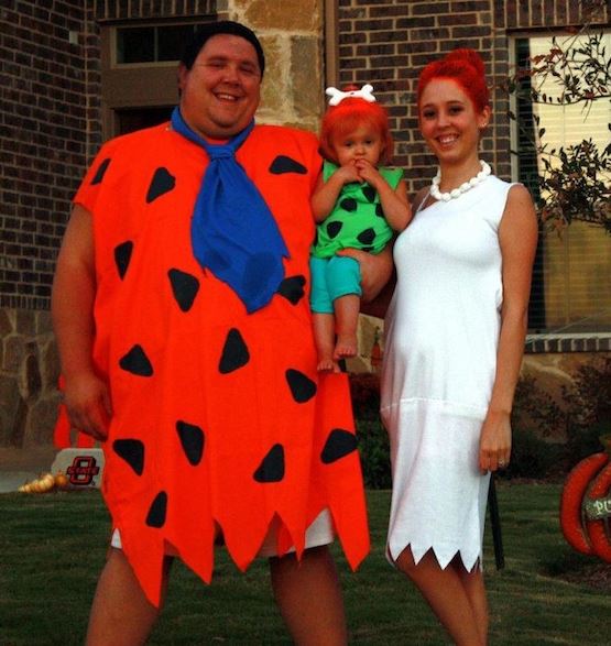 fred wilma and pebbles costumes