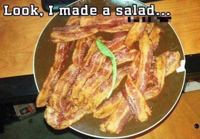 look i made a salad - Look, I made a salad...
