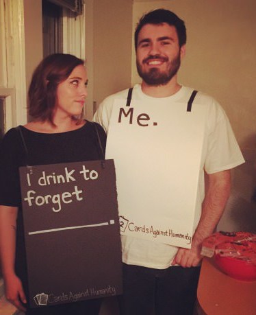 couples halloween costume ideas - Me. I drink to forget Cards Against Humanity ands Antil Hannity
