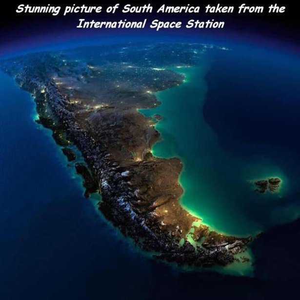 argentina space - Stunning picture of South America taken from the International Space Station