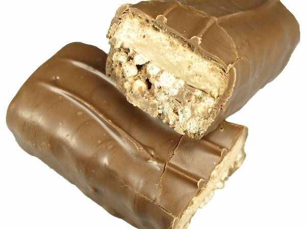 The Cadbury Double Decker from the UK is nougat and crunch cereal covered in chocolate