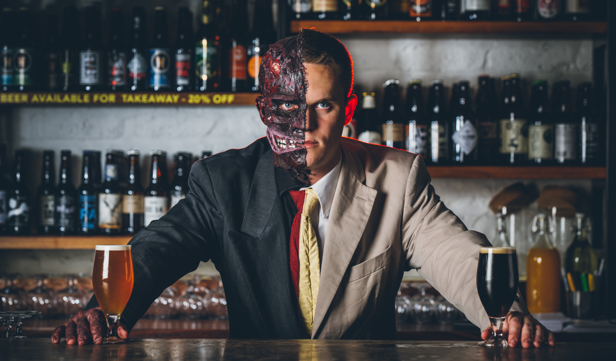 halloween bartender halloween costumes - Beer Available For Takeaway20%Off
