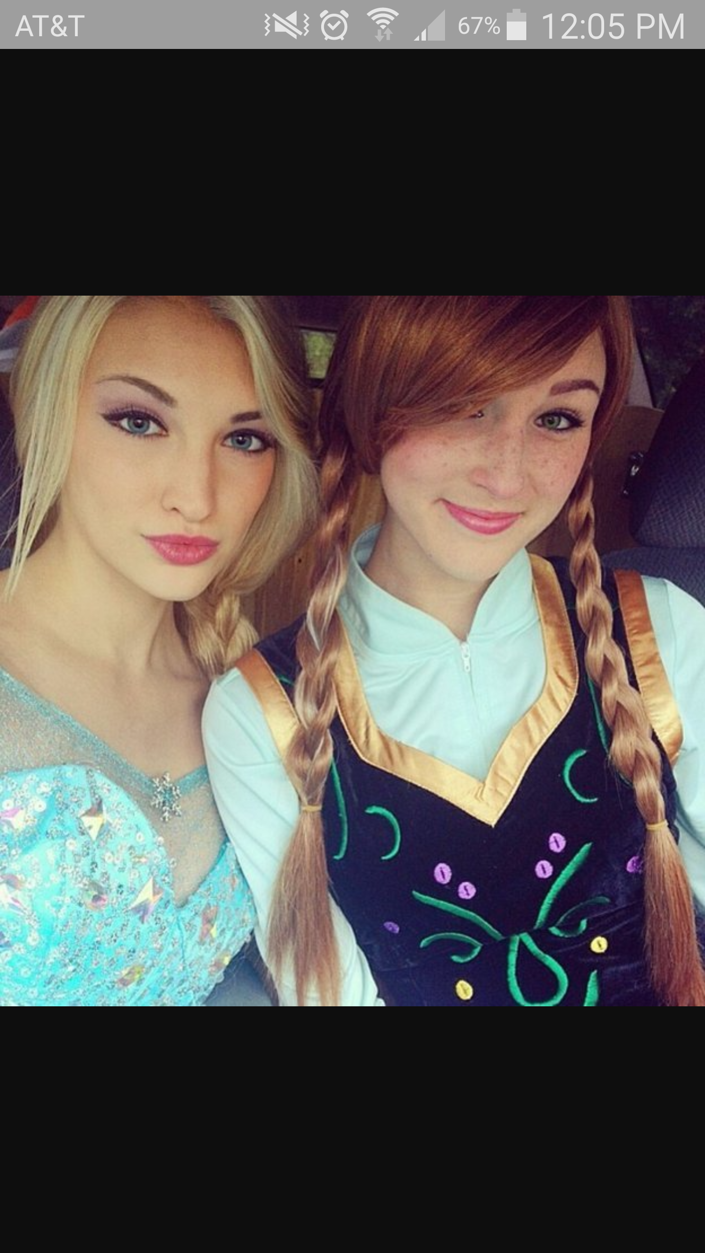 elsa and anna cosplay
