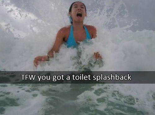 Truth - Tew you got a toilet splashback