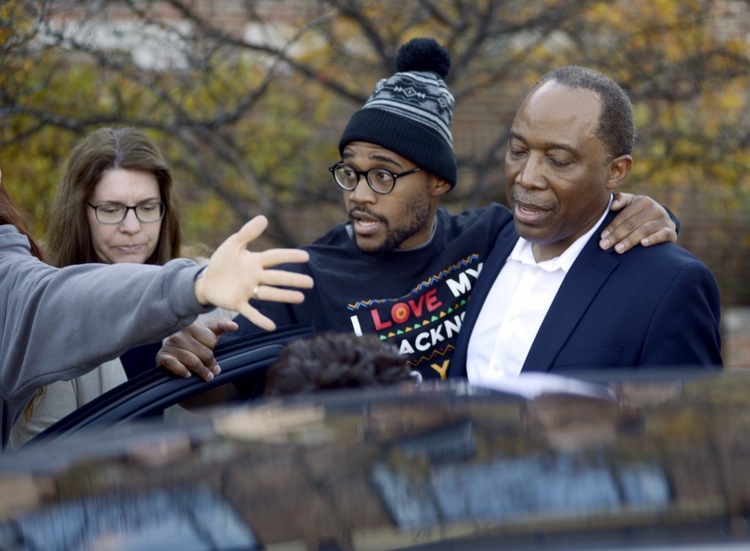 Jonathan Butler ends his hunger strike following the resignation of  University of Missouri President Tim Wolfe, who had been under fire for his handling of race complaints.