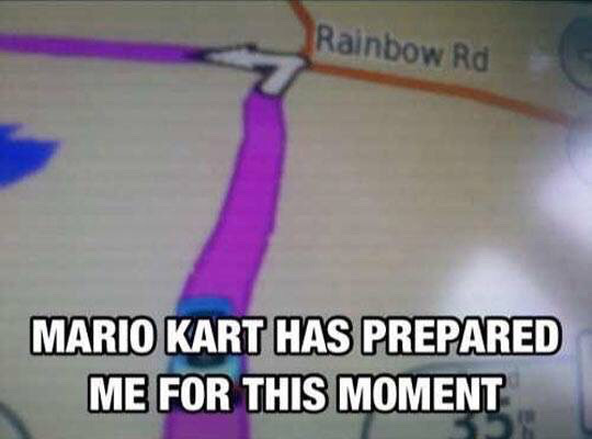 random pic material - Rainbow Rd Mario Kart Has Prepared Me For This Moment