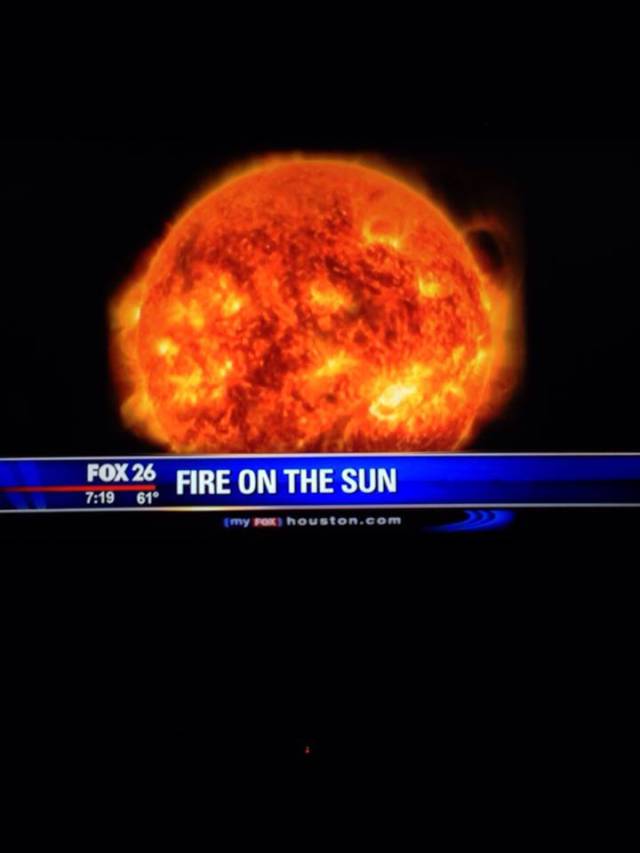 fox news fire on the sun - Fox 26 O Fire On The Sun 61 Emy For houston.com