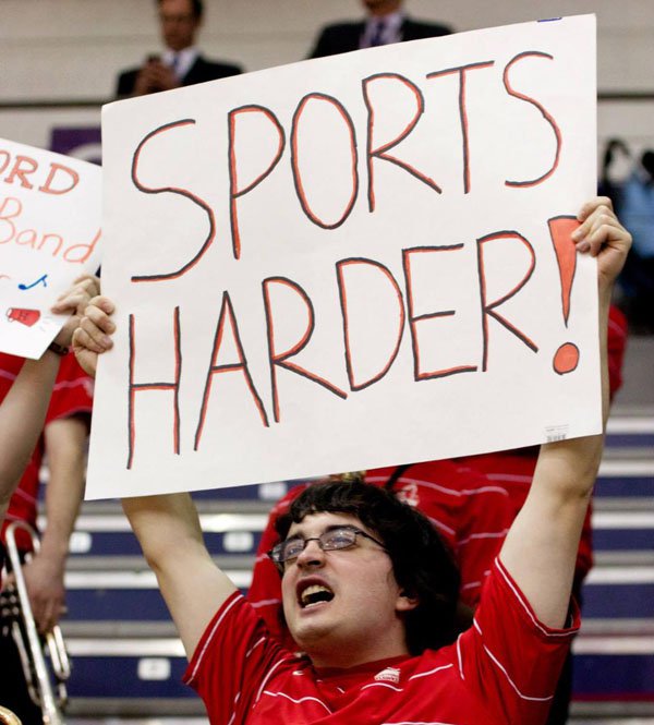sports fan sign - Sports, Harderie