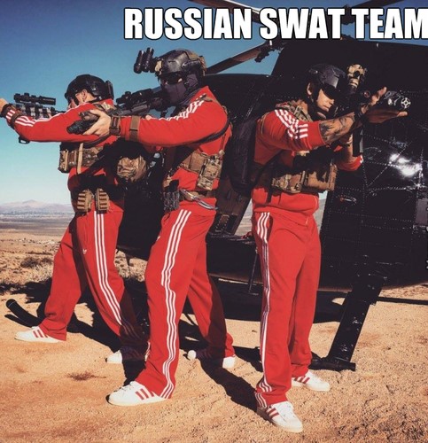 russian adidas meme - Russian Swat Team