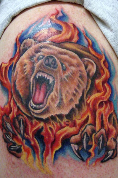 20 Tattoos That Make People Look Like They're on Fire!