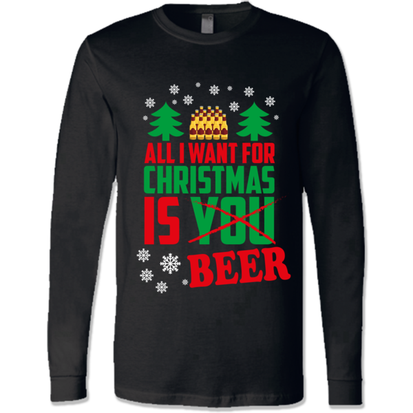 Holiday Fury Christmas Sweater – $27.95
Alright we get ugly Christmas sweaters, but how about serious Christmas sweaters? Nothing says serious like knowing what you really want for Christmas, show everybody what you need with this sweater.