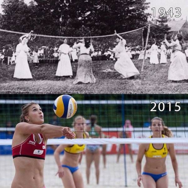 first volleyball game played - 1943 2015
