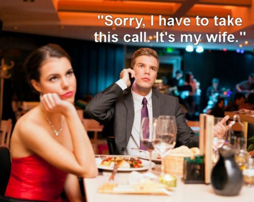 worst date - "Sorry, I have to take this call. It's my wife.".