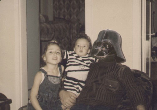 Right From The DeathStar Vaults Star Wars Family Photos!