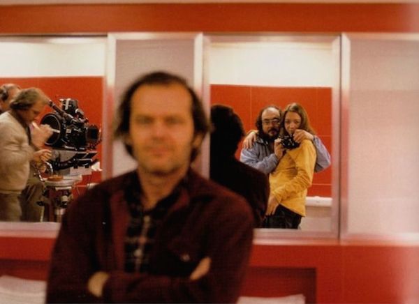 Stanley Kubrick was a photographer long before he was a director. He took this selfie on the set of The Shining with his daughter. Apparently, Jack Nicholson thought Kubrick was taking a photo of him.