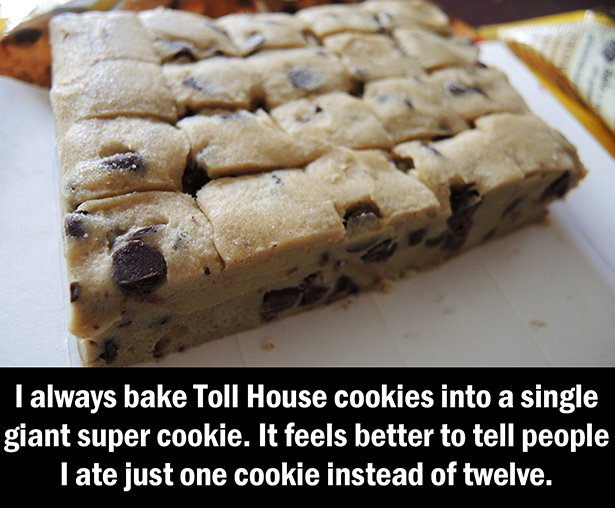 toll house break apart cookies - Talways bake Toll House cookies into a single giant super cookie. It feels better to tell people Tate just one cookie instead of twelve.