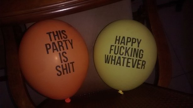 party is shit happy fucking whatever - This Party Happy Fucking Whatever Shit