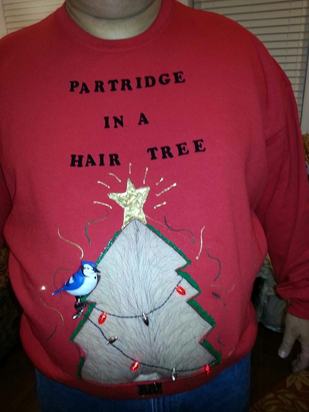 ugliest christmas sweater ever - Partridge In A Hair, Tree