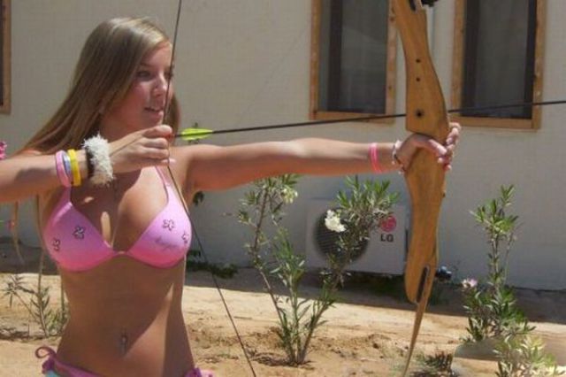 hot girl archery