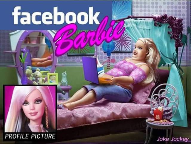 random pic facebook barbie - facebook Badero Profile Picture Joke Jockey