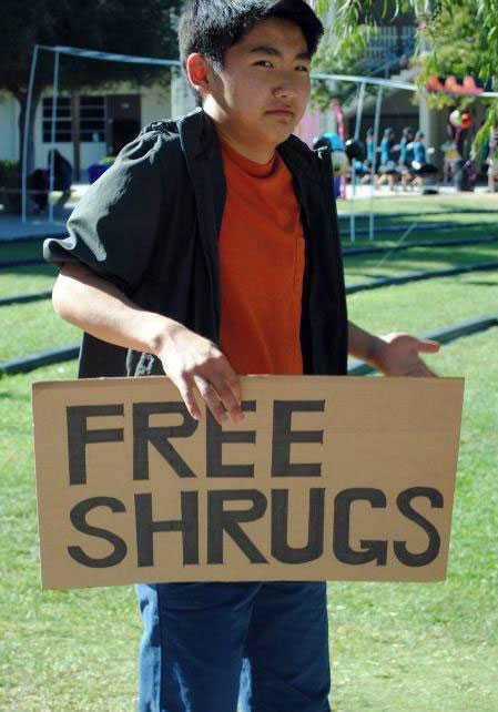 free shrugs - Free Shrucs